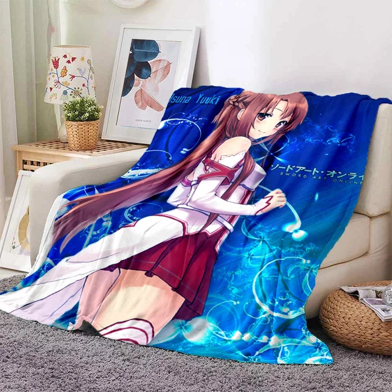 Hot Asuna Yuuki SAO Sword Art Online Blanket