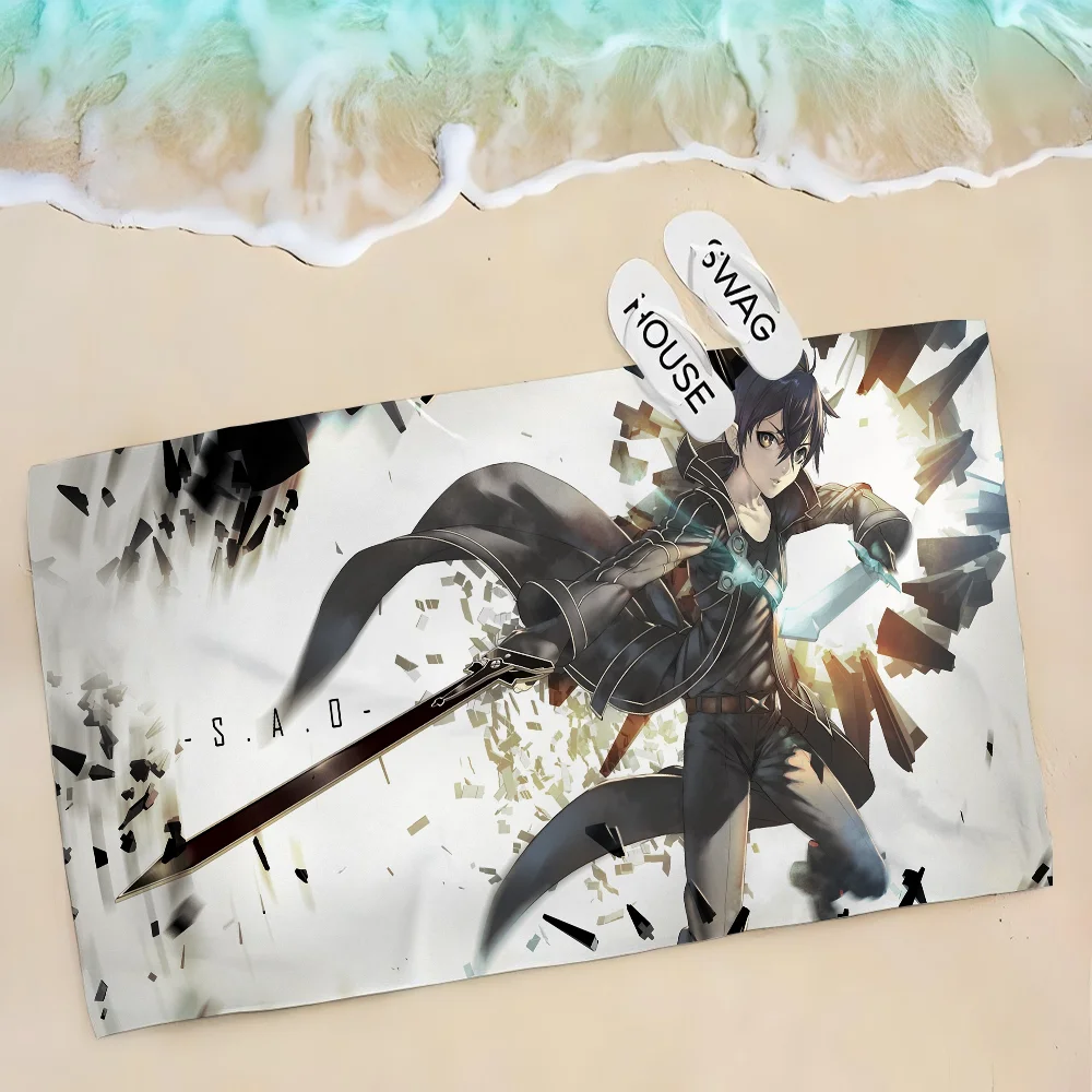 Best Kirito Sword Art Online Anime Towel Beach Towel