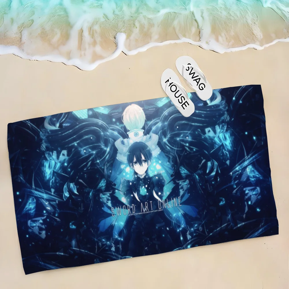 Hot Kirito Sword Art Online Anime Towel Beach Towel