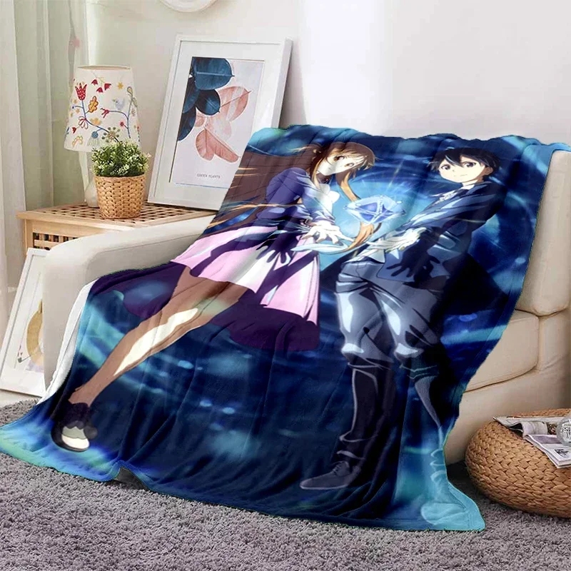 2 Characters SAO Sword Art Online Blanket