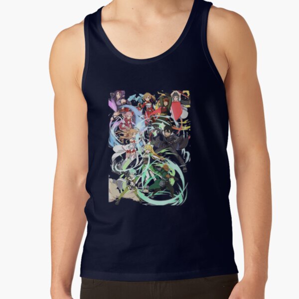 Characters Anime Sword Art Color Design Tank Top - Image 6