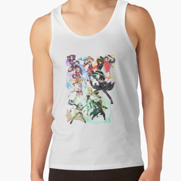 Characters Anime Sword Art Color Design Tank Top - Image 2