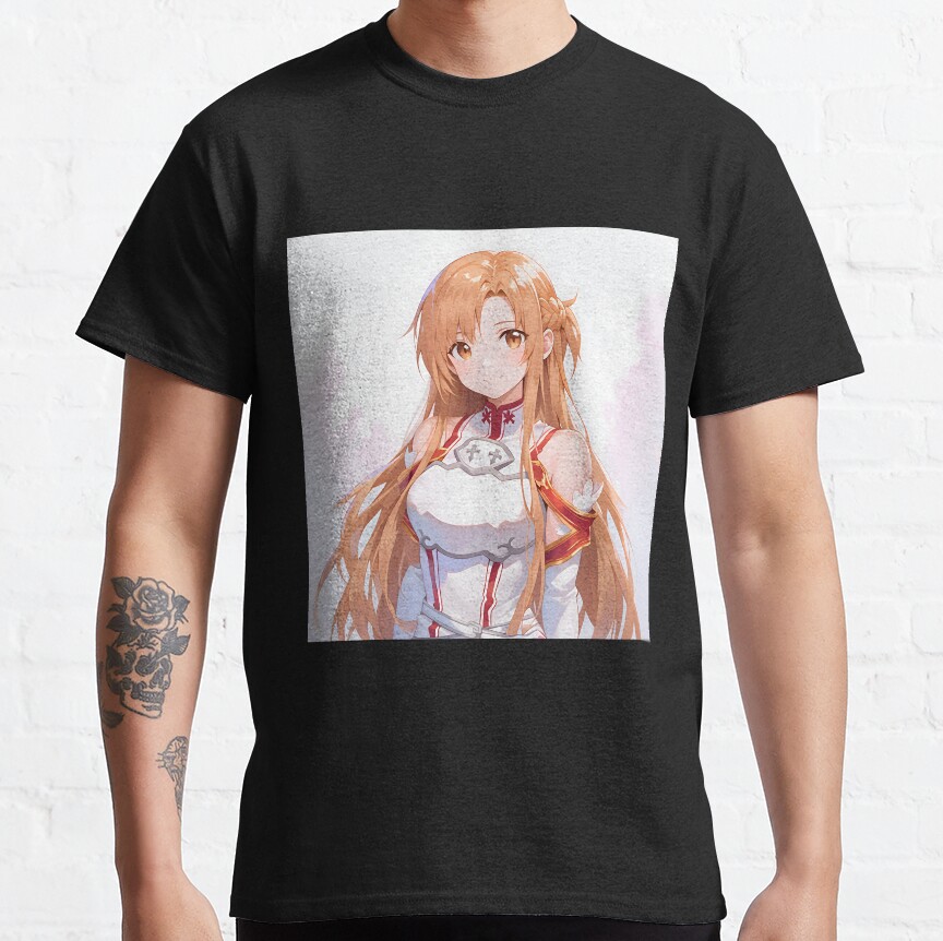 Asuna Sao Cute Anime Girl T-shirt - Image 2