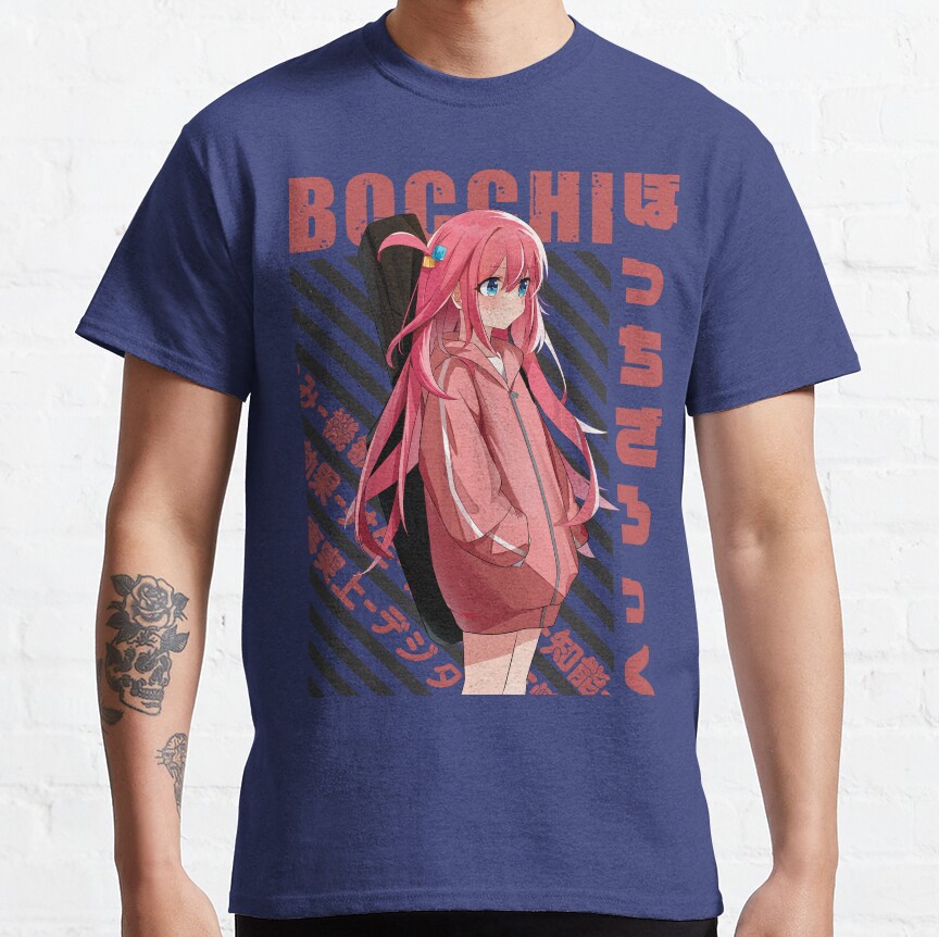 Bocchi The Rock Hitori Gotou T-shirt - Image 5