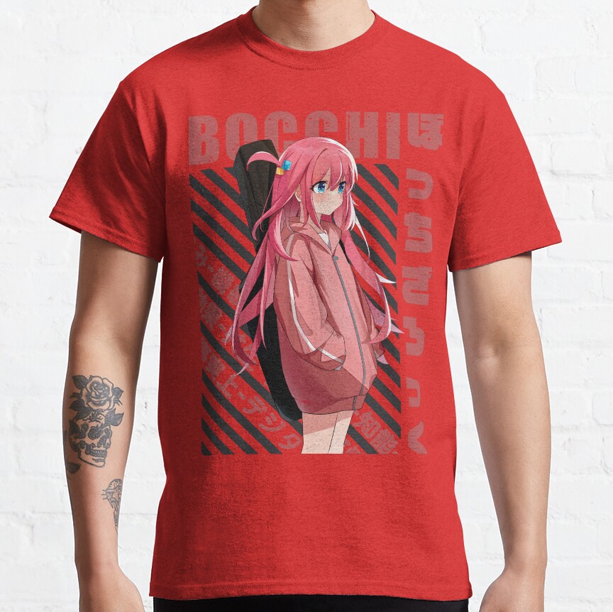 Bocchi The Rock Hitori Gotou T-shirt - Image 6