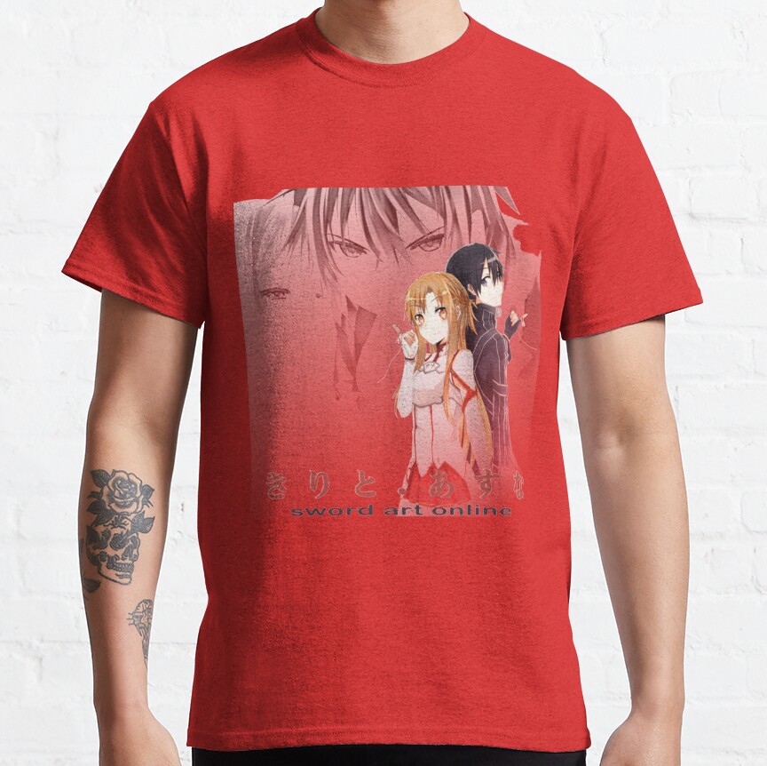Kirito And Asuna Love T-shirt - Image 6