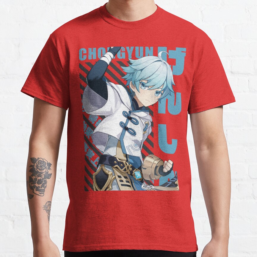 Genshin Impact Chongyun T-shirt - Image 6