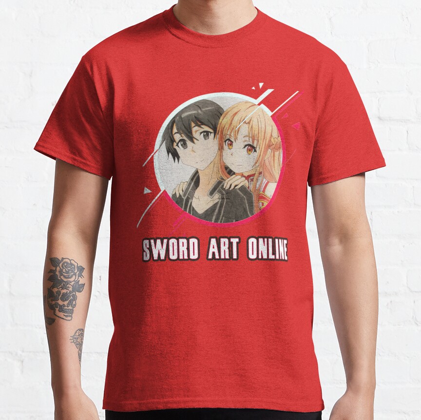 Kirito And Asuna Love T-shirt - Image 6