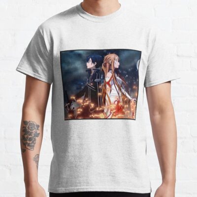 ssrcoclassic teemensfafafaca443f4786front altsquare product1000x1000.u1 39 - Sword Art Online Merch