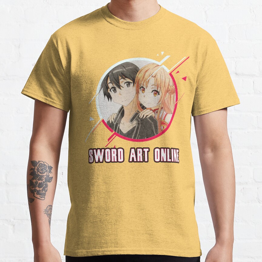 Kirito And Asuna Love T-shirt - Image 7