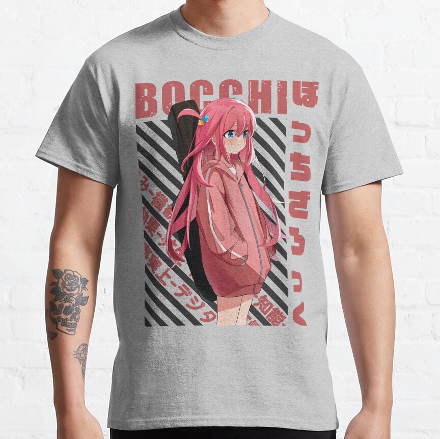 Bocchi The Rock Hitori Gotou T-shirt - Image 4