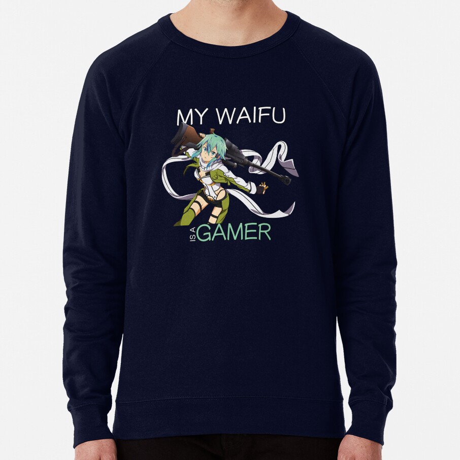 Sinon Waifu Inspired Anime Sweatshirt - Image 6