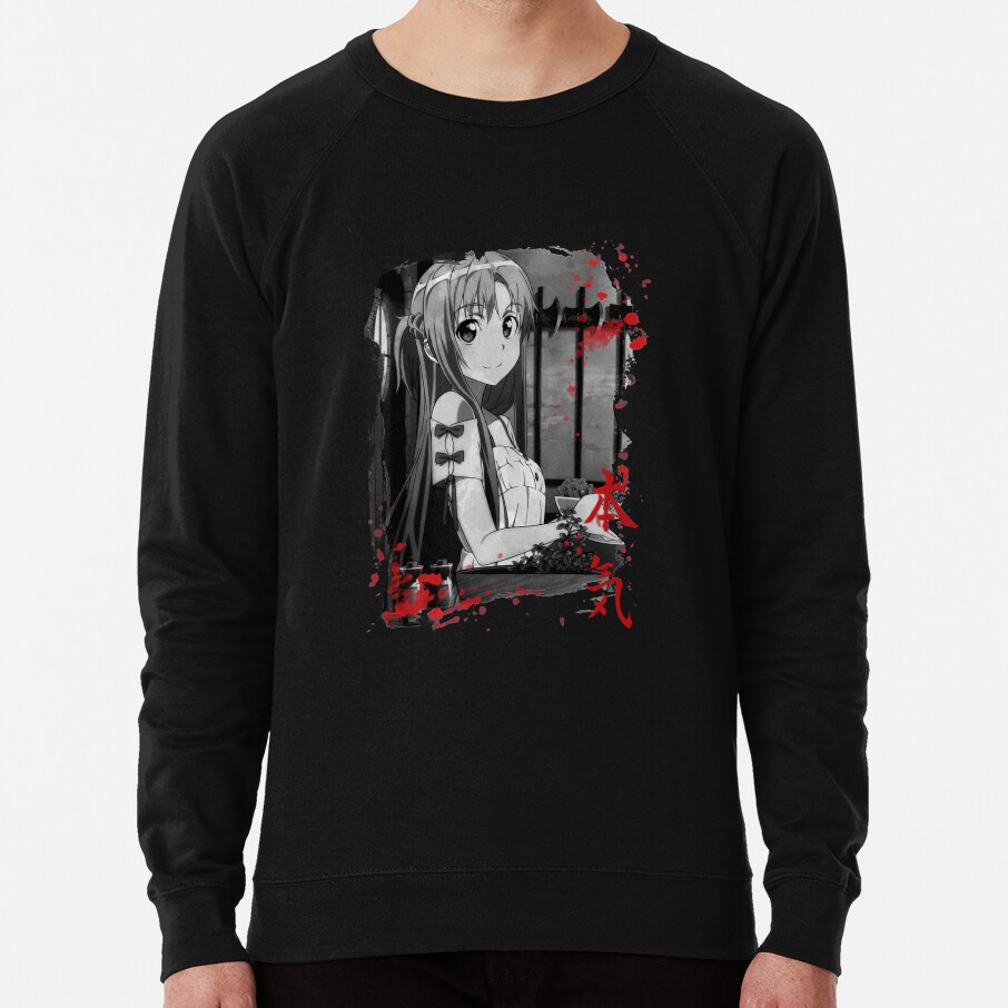 Asuna Smile Sword Online Anime Sweatshirt