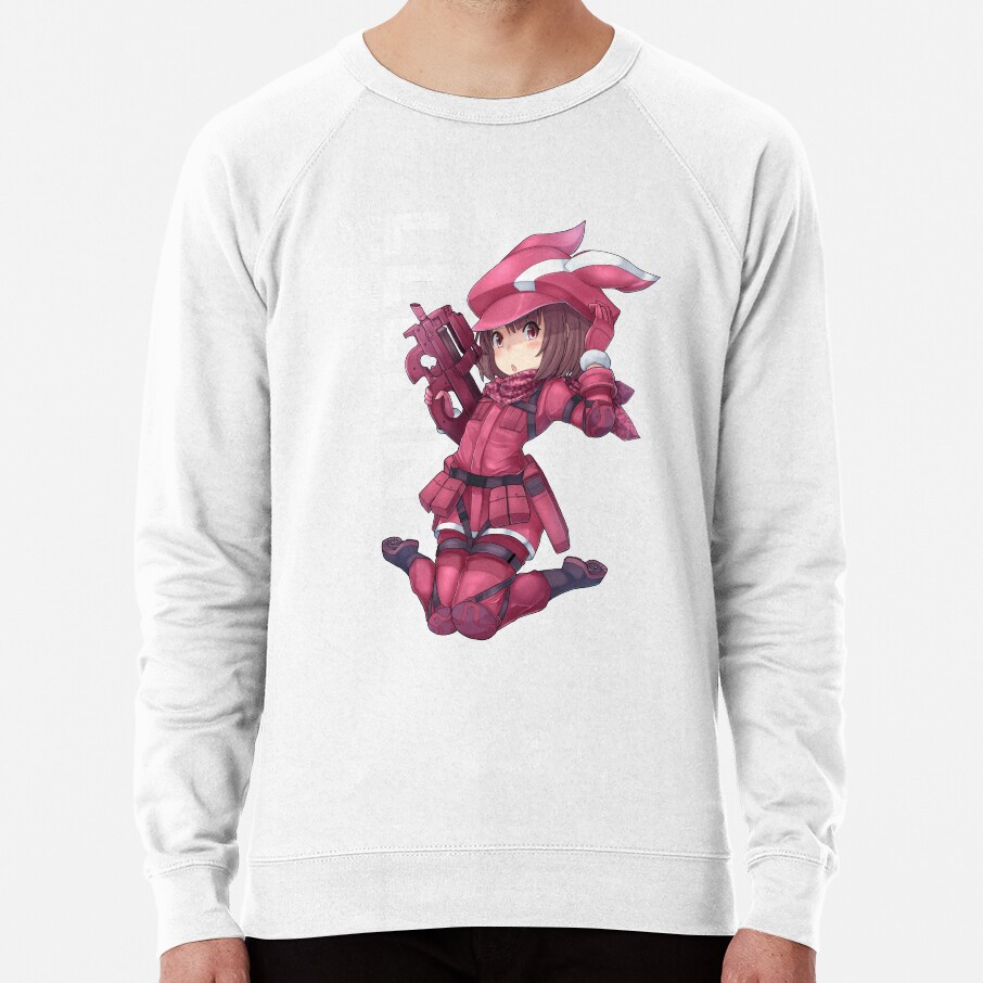 Ggo Llenn Black Background Sweatshirt - Image 2