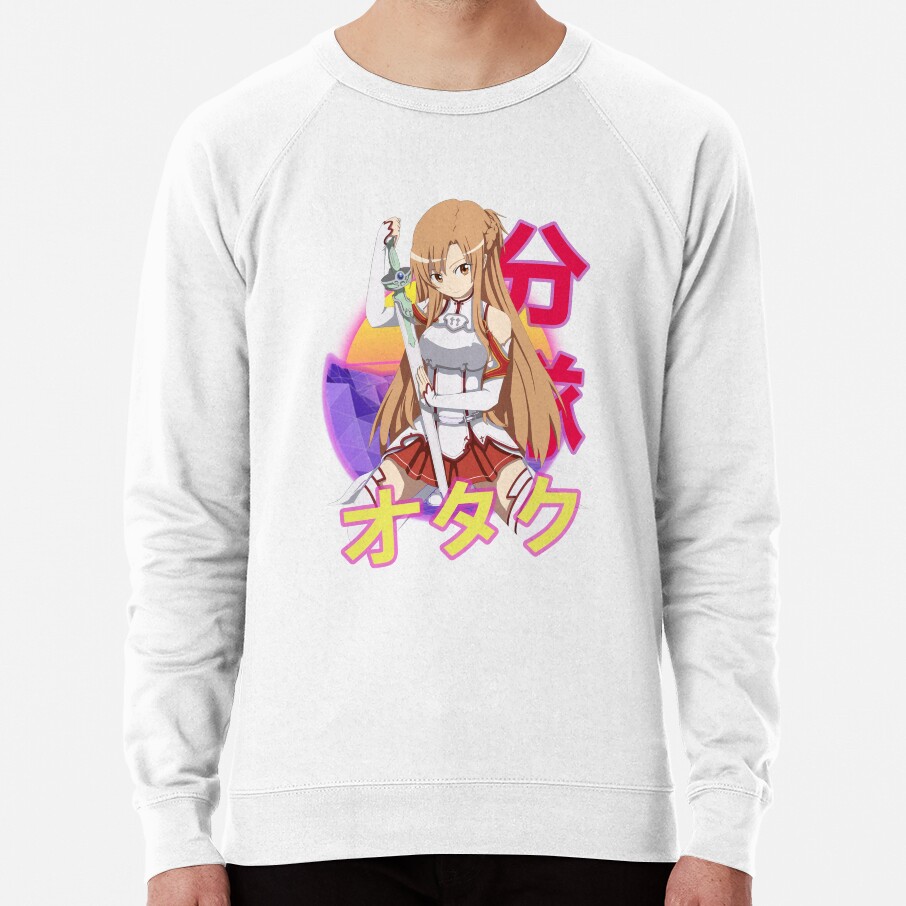 Asuna Yuuki Retro Sunset Design Sweatshirt - Image 2