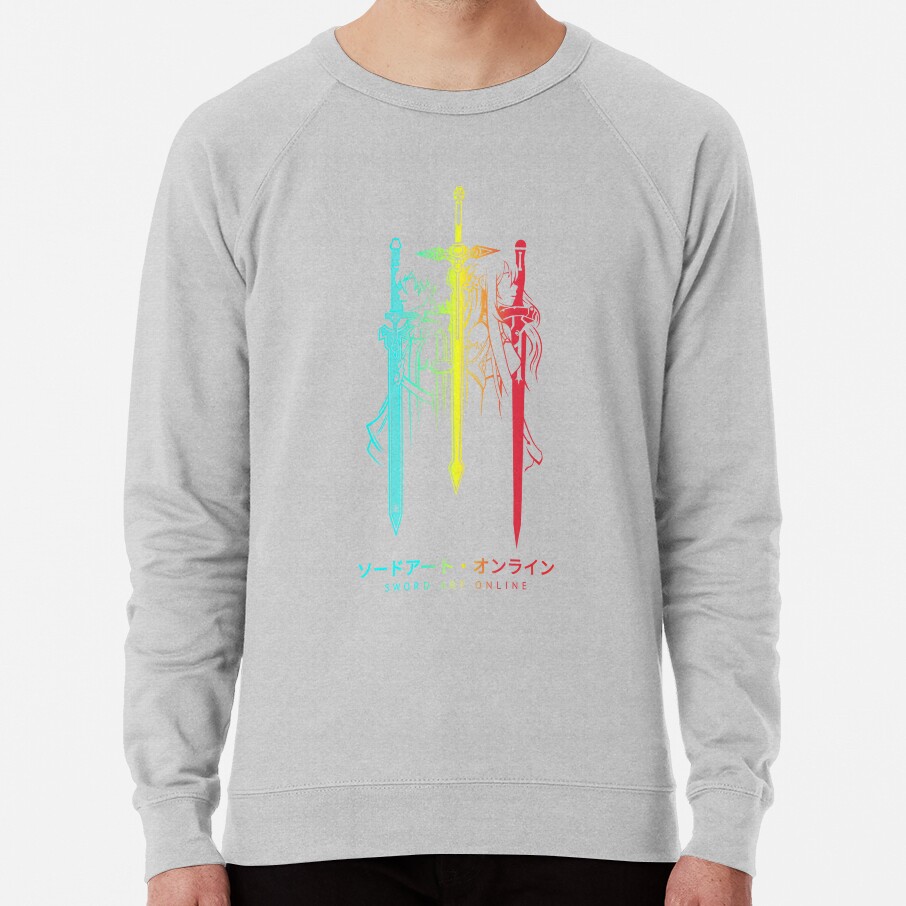 Vibrant Sword Silhouette Design Sweatshirt - Image 5