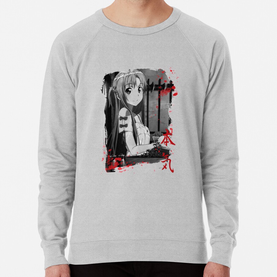 Asuna Smile Sword Online Anime Sweatshirt - Image 5