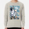 ssrcolightweight sweatshirtmensoatmeal heatherfrontsquare productx1000 bgf8f8f8 1 - Sword Art Online Merch