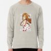 ssrcolightweight sweatshirtmensoatmeal heatherfrontsquare productx1000 bgf8f8f8 2 - Sword Art Online Merch