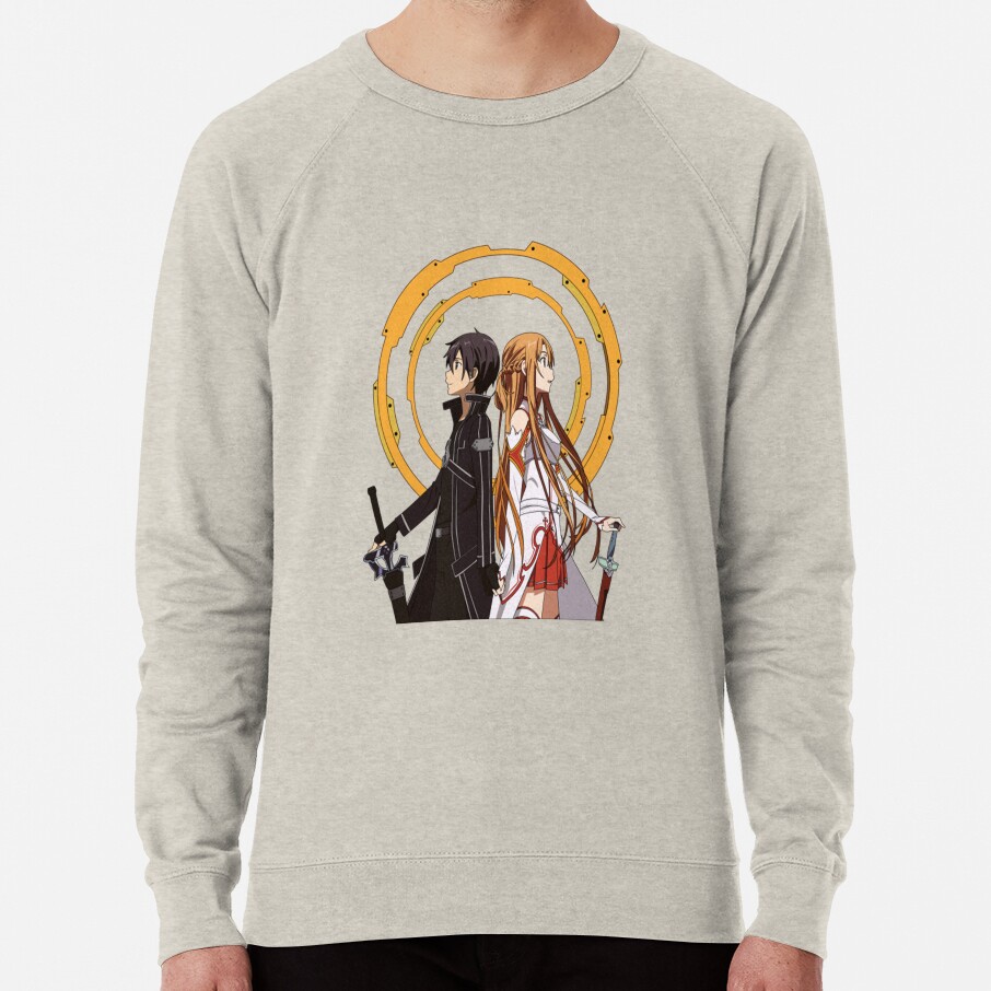 Sword Art Online sword Art Online Kirito And Asuna _by Teeplanet_ 1 Sweatshirt - Image 4