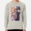 ssrcolightweight sweatshirtmensoatmeal heatherfrontsquare productx1000 bgf8f8f8 37 - Sword Art Online Merch