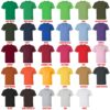 t shirt color chart - Sword Art Online Merch