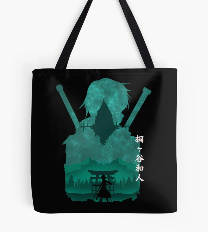 Anime Space Kirito Sword Tote Bag