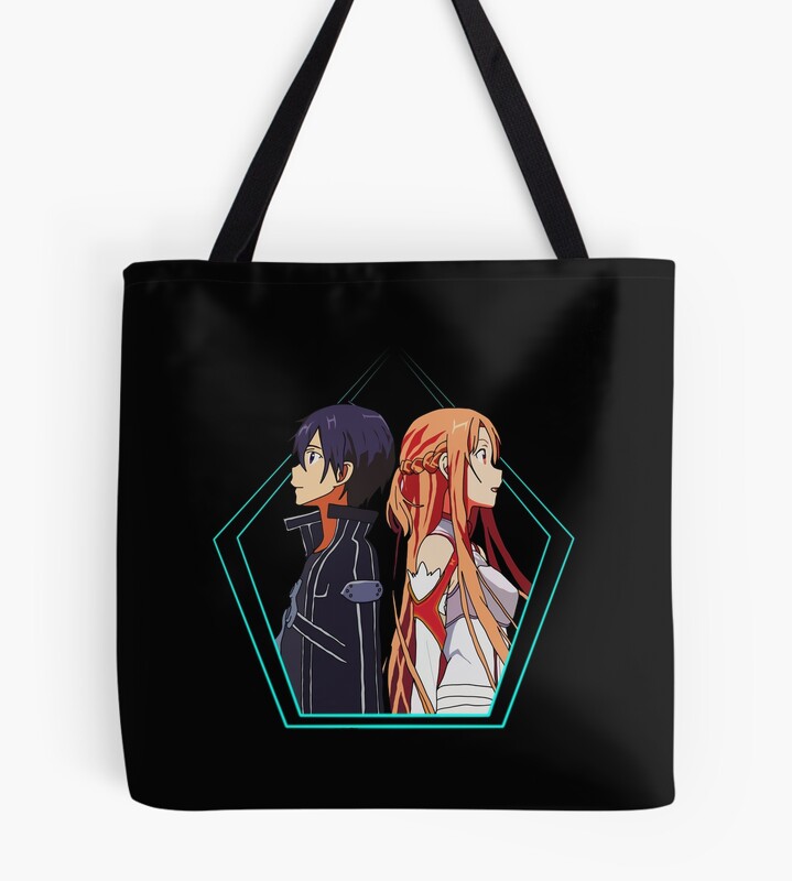 Sao Kirito And Asuna Tote Bag