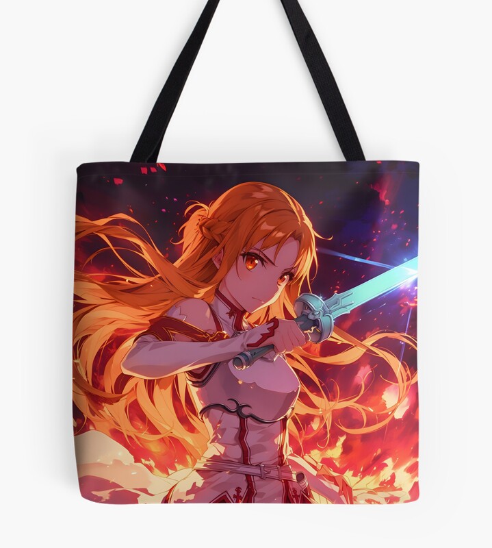 Asuna Sao Cute Anime Girl Tote Bag