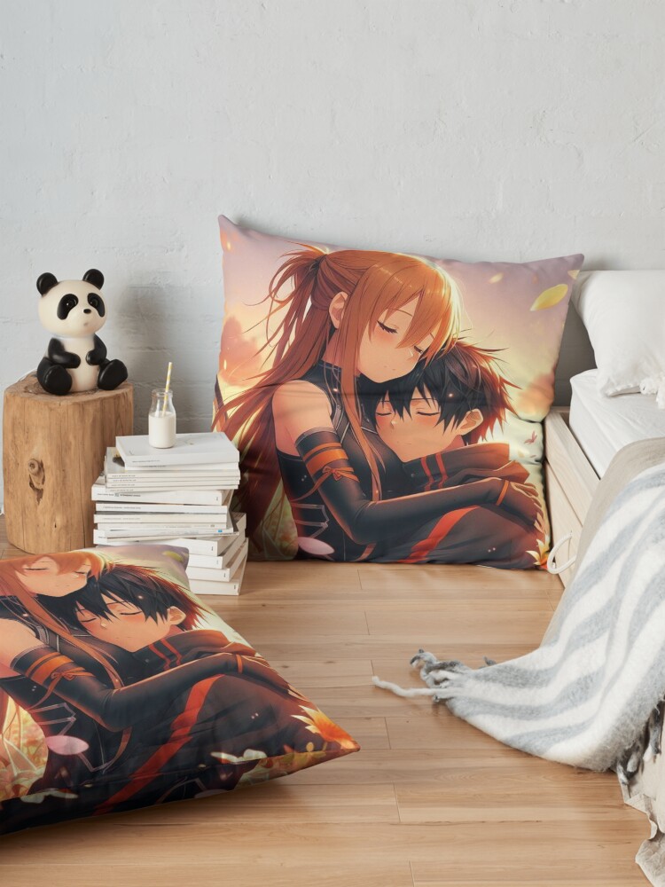 Sword Art Online Kirito X Asuna Throw Pillow - Image 2