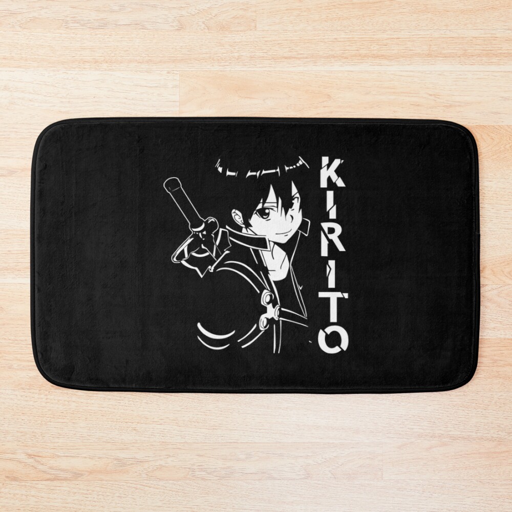 Kirito Kazuto Sword Art Bath Mat