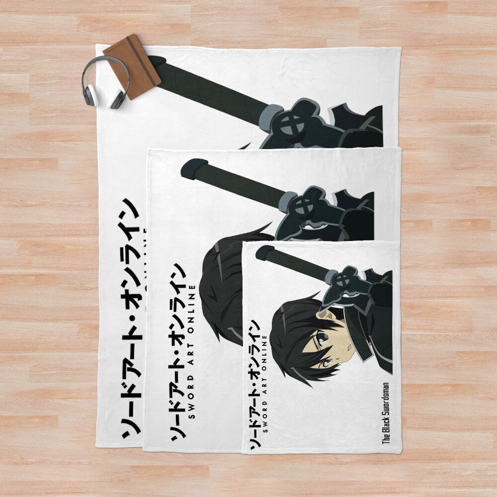 Sao The Black Swordsman Throw Blanket - Image 3