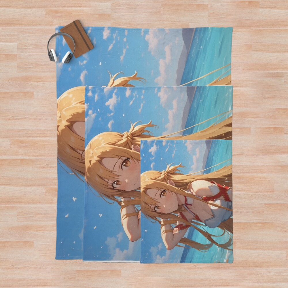 Asuna Sao 3 Throw Blanket - Image 3