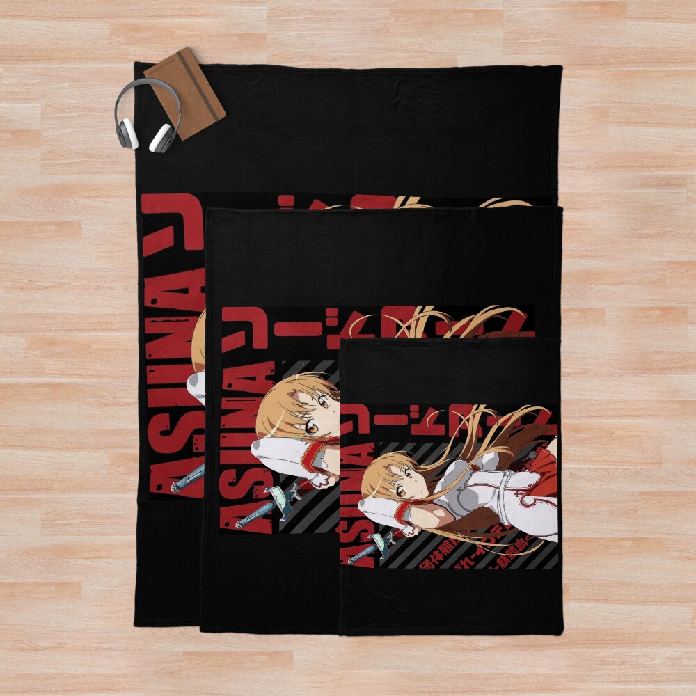 Sword Art Online Yuuki Asuna Throw Blanket - Image 3
