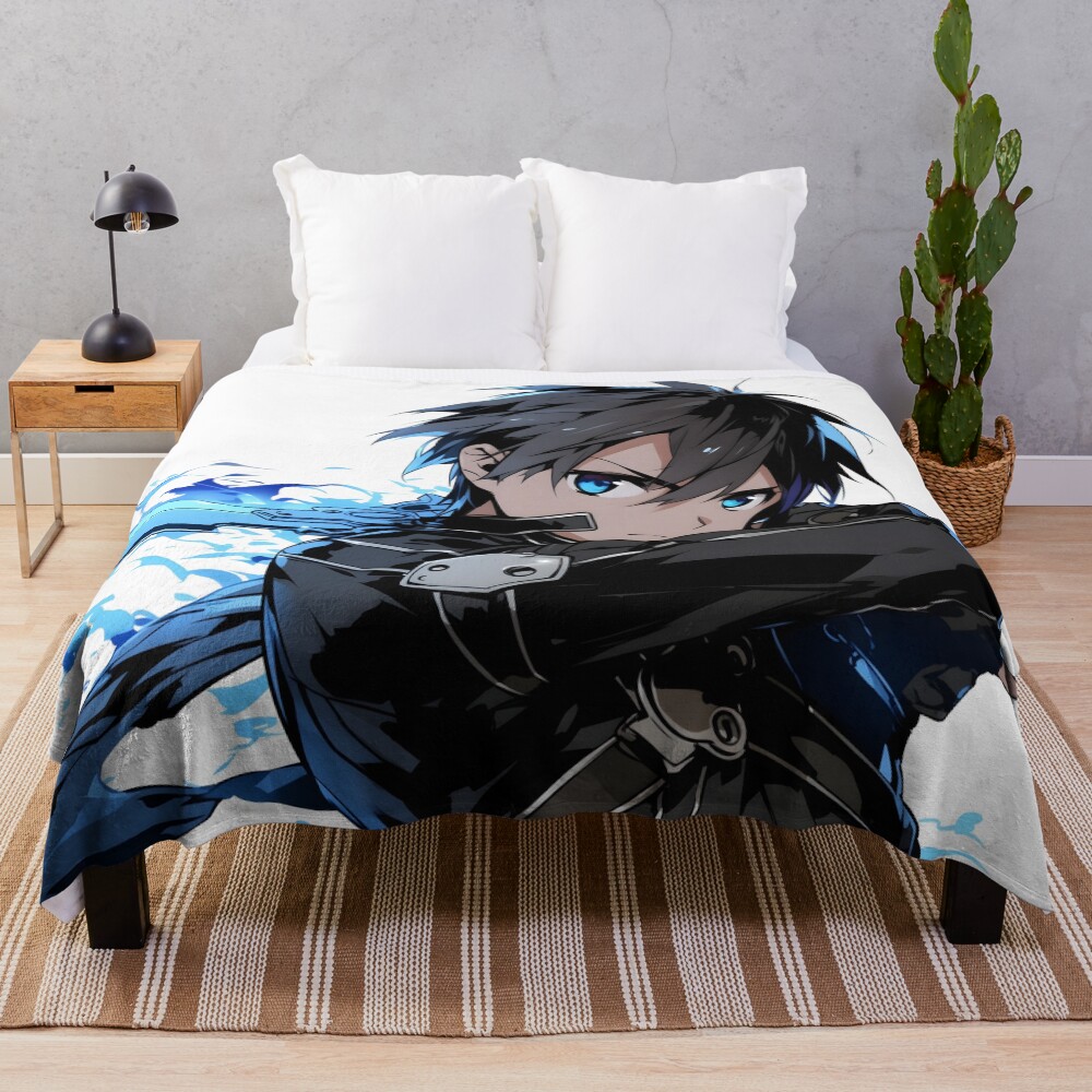 Kirito 4 Throw Blanket