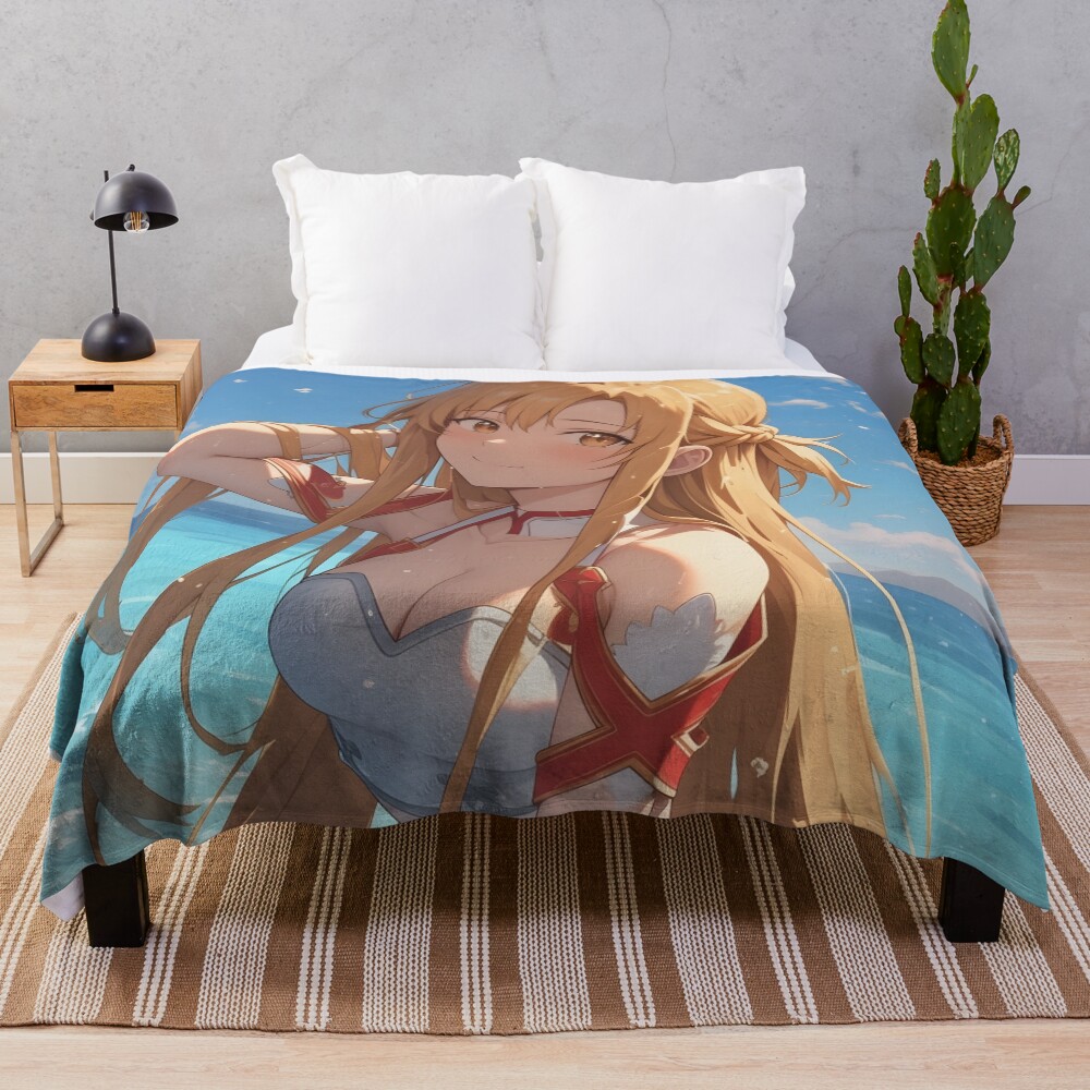 Asuna Sao 3 Throw Blanket