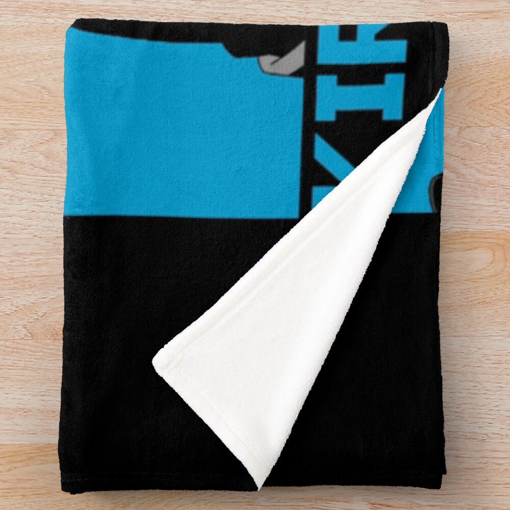 Kirito Sword Art Blue Style Design Throw Blanket - Image 2